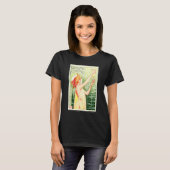 ヴィンテージアブサンのポスター Tシャツ (正面フル)