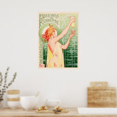 ヴィンテージアブシンザロベットバイアルフォンスミュシャ ポスター (キッチン)