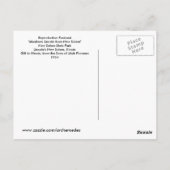 ヴィンテージアブラハムリンカーン ポストカード (裏面)