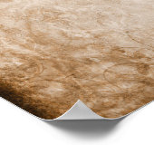 ヴィンテージアプリコットリ結婚リーの歓迎 ポスター (角)