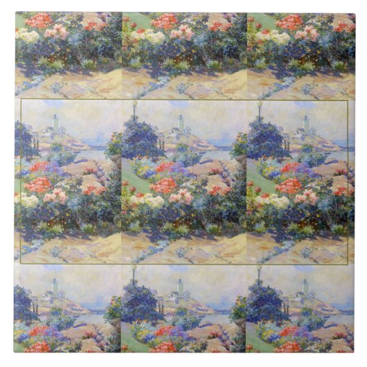 ヴィンテージアボット・フラーの墓イースタンポイント・グロース タイル (正面)