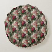 ヴィンテージアボット・フラーの墓牡丹 ラウンドクッション (裏面)