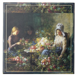 ヴィンテージアボット・フラー墓フラワーセラー タイル