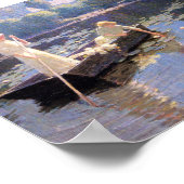 ヴィンテージアボット・フラー墓ポンドリリー ポスター (角)