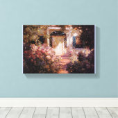 ヴィンテージアボット・フラー墓場と庭園 キャンバスプリント (インサイチュ (ウッドフロア))