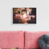 ヴィンテージアボット・フラー墓場と庭園 キャンバスプリント (インサイチュ (リビング))