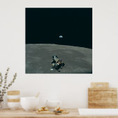 ヴィンテージアポロ11ムーンミッションイーグルの上昇 ポスター (キッチン)