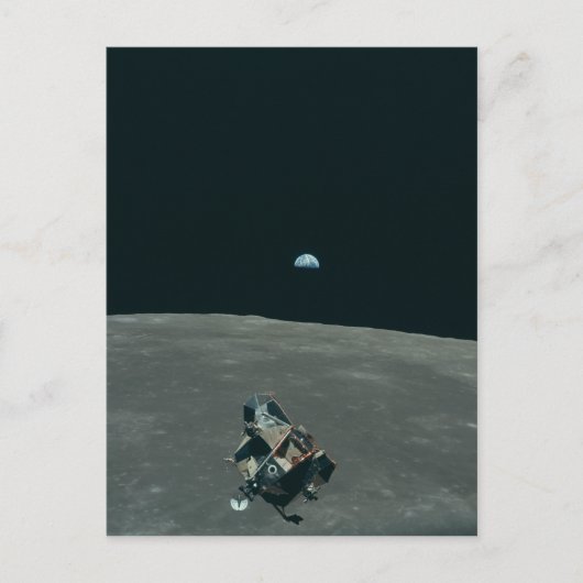 ヴィンテージアポロ11ムーンミッションイーグルの上昇 ポストカード (正面)