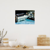 ヴィンテージアポロ9月モジュールEVA ポスター (キッチン)