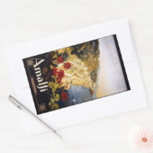 ヴィンテージアマルフィイタリアのシール 長方形シール (封筒)