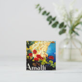ヴィンテージアマルフィイタリアヨーロッパトラベルカード エンクロージャーカード (スタンド正面)