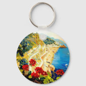 ヴィンテージアマルフィイタリアヨーロッパ キーホルダー (正面)