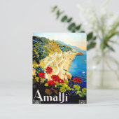 ヴィンテージアマルフィイタリアヨーロッパ シーズンポストカード (スタンド正面)