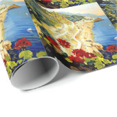 ヴィンテージアマルフィイタリアヨーロッパ ラッピングペーパー (ロールコーナー)