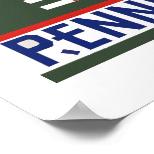 ヴィンテージアミッシュペンシルバニア旅行 ポスター (角)