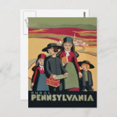 ヴィンテージアミッシュ地方ペンシルバニア旅行観光 ポストカード (正面/裏面)