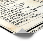 ヴィンテージアムステルダムの地図(1905) ポスター (角)