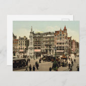 ヴィンテージアムステルダムの街並み写真 ポストカード (正面/裏面)