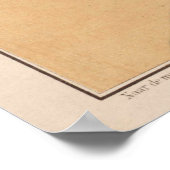 ヴィンテージアムステルダムオランダの地図(1560) ポスター (角)