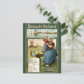 ヴィンテージアムステルダムホランドオランダトラベル ポストカード (スタンド正面)