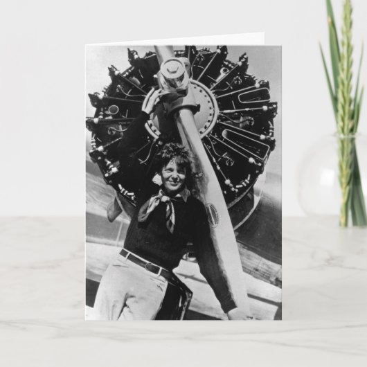 ヴィンテージアメリアアーハート写真 カード (正面)