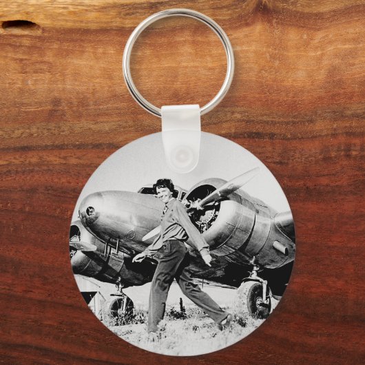 ヴィンテージアメリアアーハート写真 キーホルダー (正面)