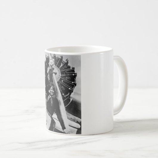 ヴィンテージアメリアアーハート写真 コーヒーマグカップ (正面右)