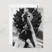 ヴィンテージアメリアアーハート写真 ポストカード (正面/裏面)