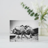 ヴィンテージアメリアアーハート写真 ポストカード (スタンド正面)