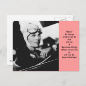 ヴィンテージアメリアアーハート写真 ポストカード (正面/裏面)