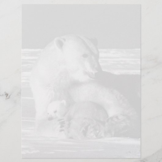 ヴィンテージアメリカのアラスカの母のホッキョクグマ (正面)