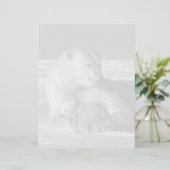 ヴィンテージアメリカのアラスカの母のホッキョクグマ (スタンド正面)