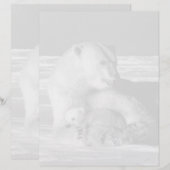 ヴィンテージアメリカのアラスカの母のホッキョクグマ (正面/裏面)