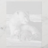 ヴィンテージアメリカのアラスカの母のホッキョクグマ (裏面)