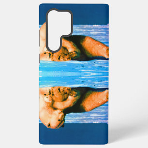 ヴィンテージアメリカのアラスカの母のホッキョクグマ SAMSUNG GALAXY S22 ULTRAケース