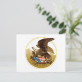 ヴィンテージアメリカのイーグル葉書 ポストカード (スタンド正面)