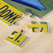 ヴィンテージアメリカのサーカスのポスター1900 ジグソーパズル (側面)