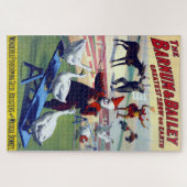 ヴィンテージアメリカのサーカスのポスター1900 ジグソーパズル (横)