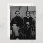 ヴィンテージアメリカの家族はがき ポストカード (正面/裏面)