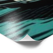 ヴィンテージアメリカの車のビーチサイド。編集可能文字 フォトプリント (角)