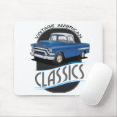 ヴィンテージアメリカクラシックgmc マウスパッド (マウス)