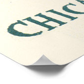 ヴィンテージアメリカデザインシカゴWPAポスター ポスター (角)