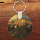 ヴィンテージアメリカンウェスト、オーバーランドトレイルバイジョンソン キーホルダー (正面)