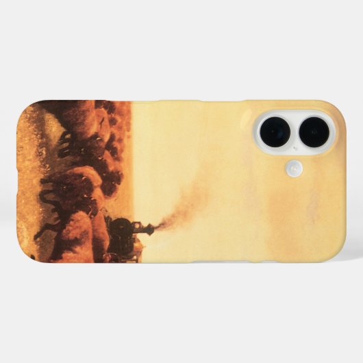 ヴィンテージアメリカンウェストNHトロッターで開催 Case-Mate iPhoneケース (裏面 (横))