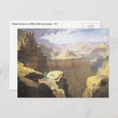 ヴィンテージアメリカンウエストアートグランドキャニオンバイリー ポストカード (正面/裏面)