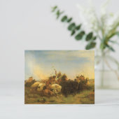 ヴィンテージアメリカンウエストアートバッファロー狩りバイウィマール (スタンド正面)