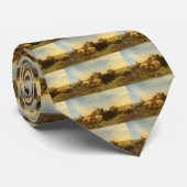 ヴィンテージアメリカンウエストアートバッファロー狩りバイウィマール ネクタイ (ロール)