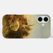 ヴィンテージアメリカンウエストアートバッファロー狩りバイウィマール Case-Mate iPhoneケース (裏面 (横))