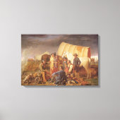 ヴィンテージアメリカンウエスト、アドバイスオンプレーリーバイラニー キャンバスプリント (正面)