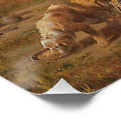 ヴィンテージアメリカンウエスト、アドバイスオンプレーリーバイラニー ポスター (コーナー)